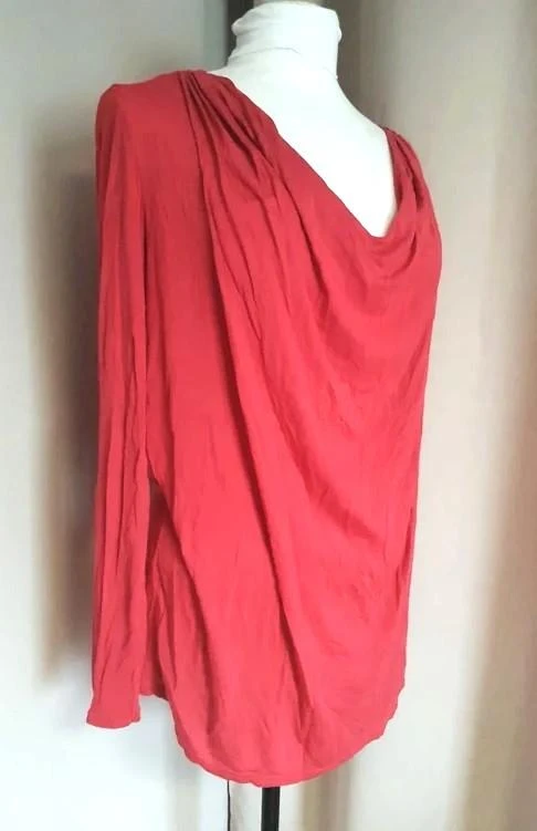 Top drapé rose manches longues La Redoute 44 - 2XL – photo 2
